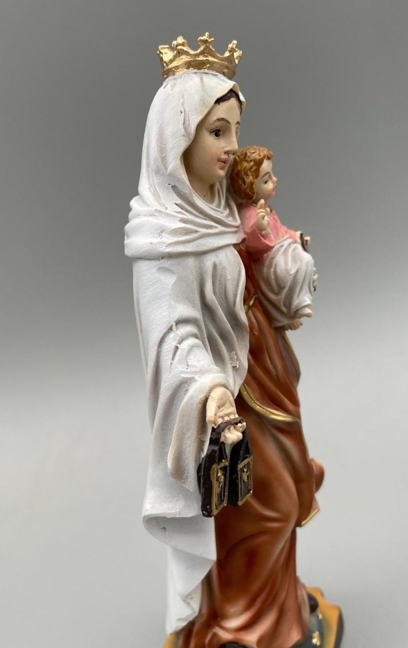 Statue de la Vierge du Carmel avec l'Enfant Jésus – 14,5 cm