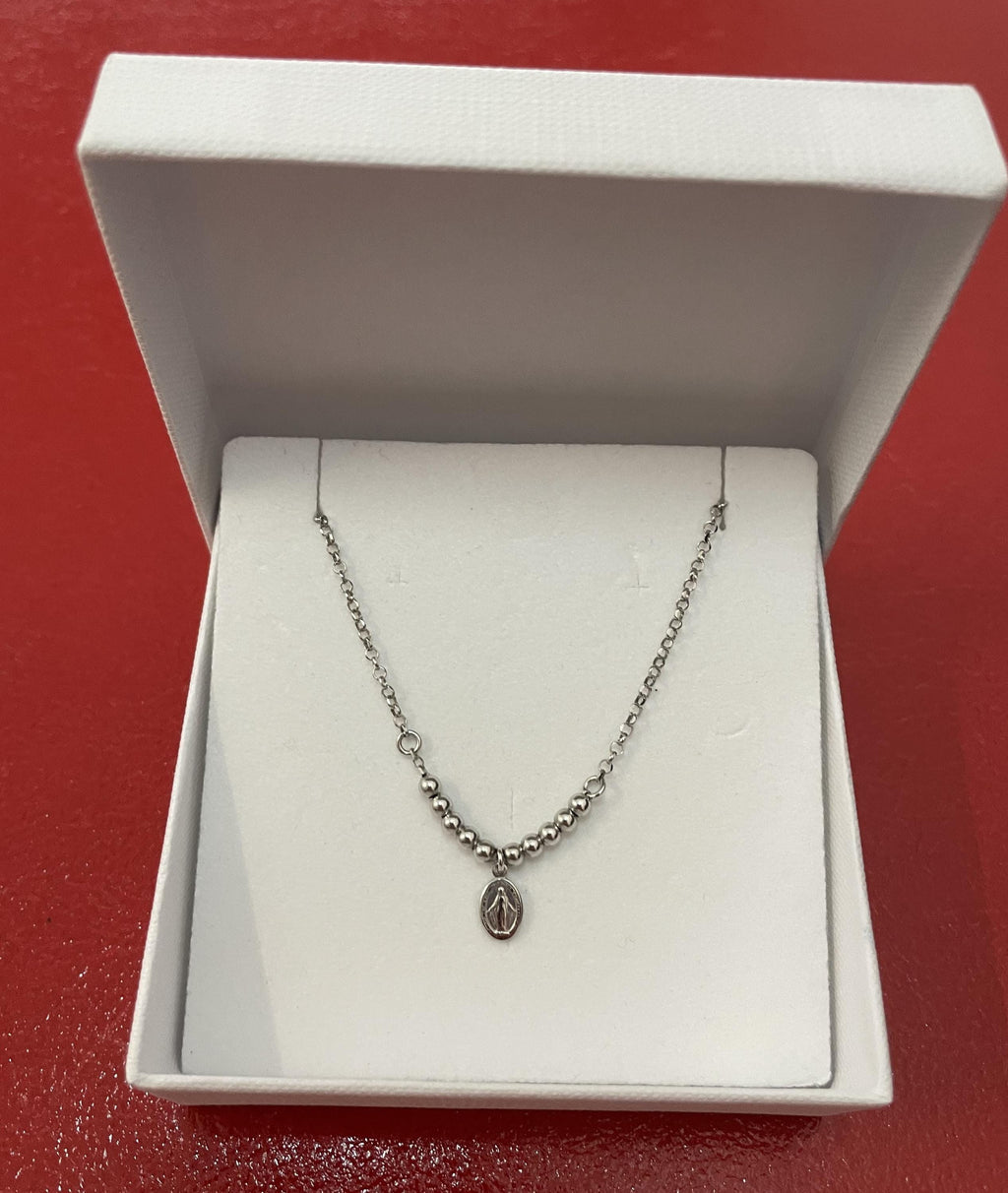 Bracciale in argento 925 con Medaglia Miracolosa
