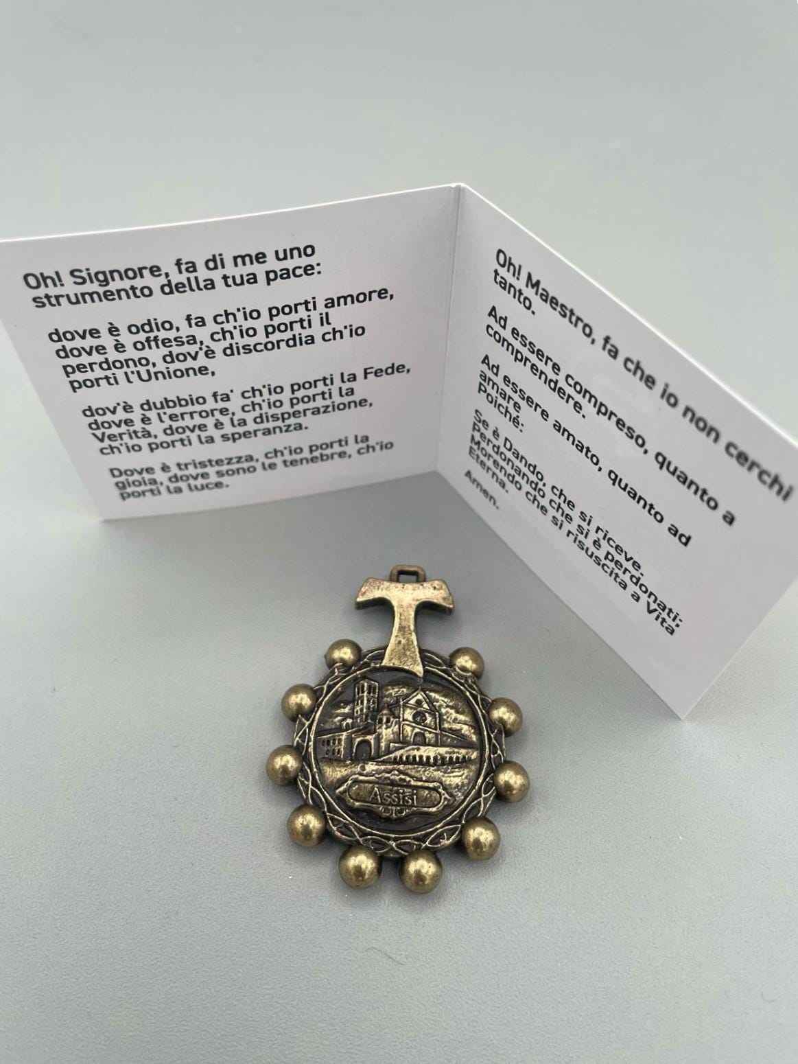 Rosario Decina San Francesco – Bronzo Antico (0898)