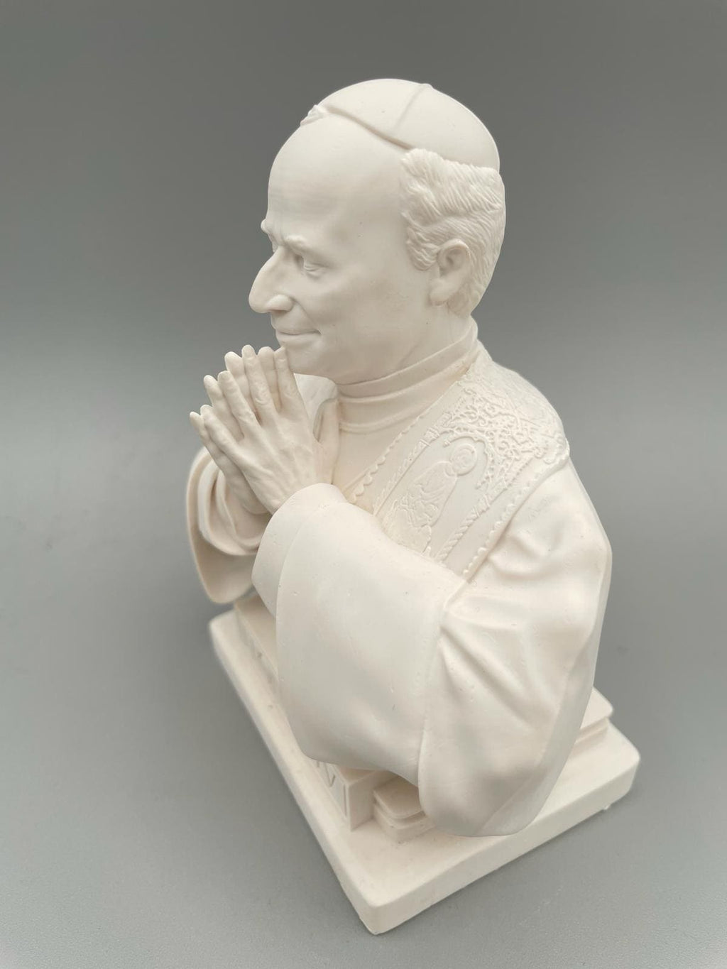 Busto di Leone XIV in polvere di gesso – 14 cm
