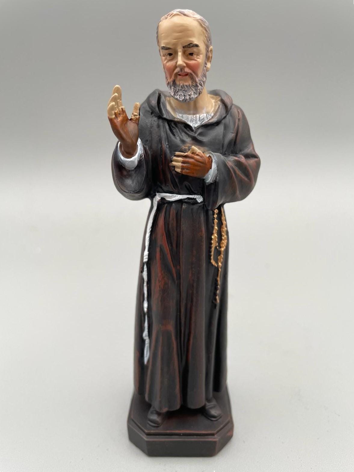 カラーレジン製 パドレ・ピオ像 – 12cm