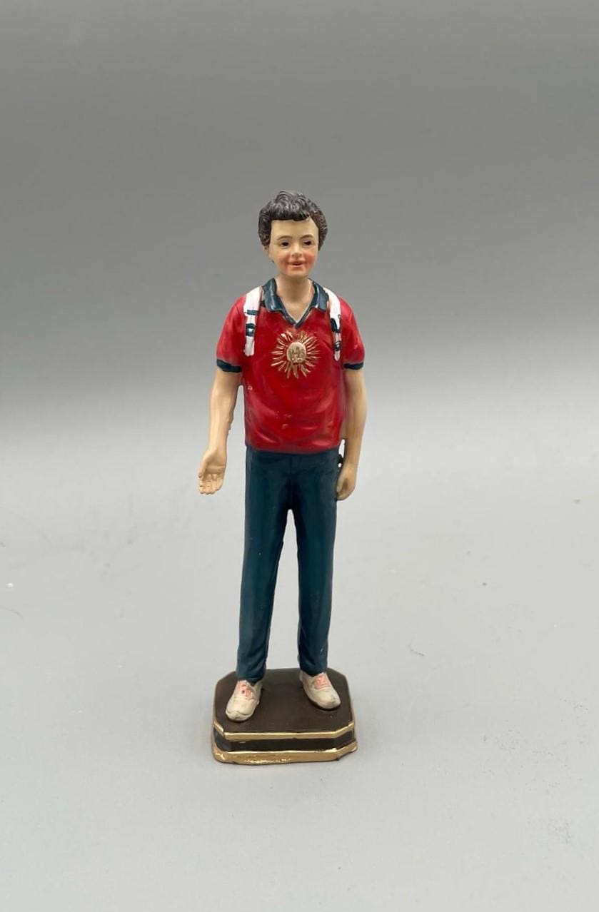 カルロ・アクティス像（手塗り樹脂製） – 12.5cm