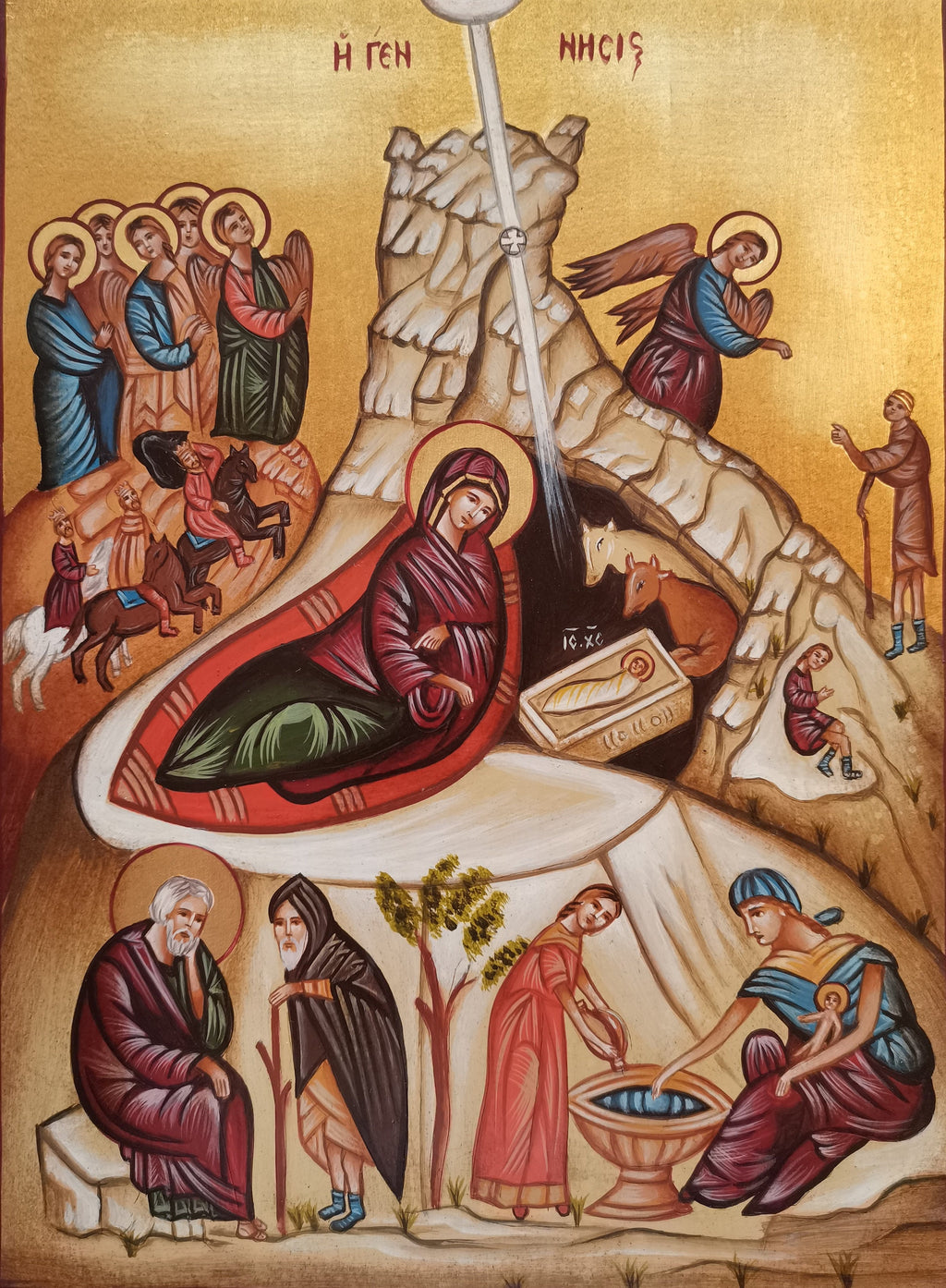 Sacred icon of the Nativity of Our Lord – 22 x 30 cm
