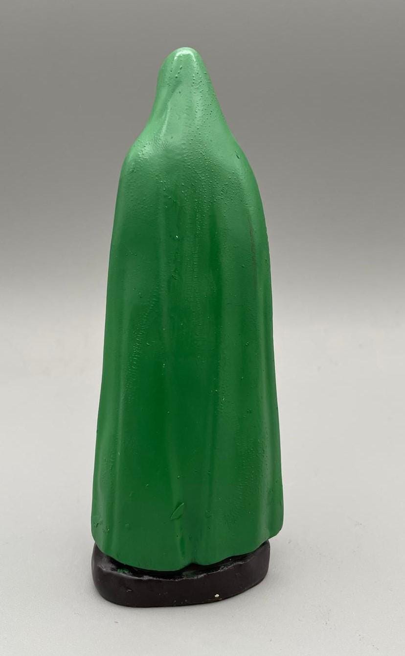 Statue Madonna der Offenbarung in Tre Fontane – handbemalt, H 15 cm