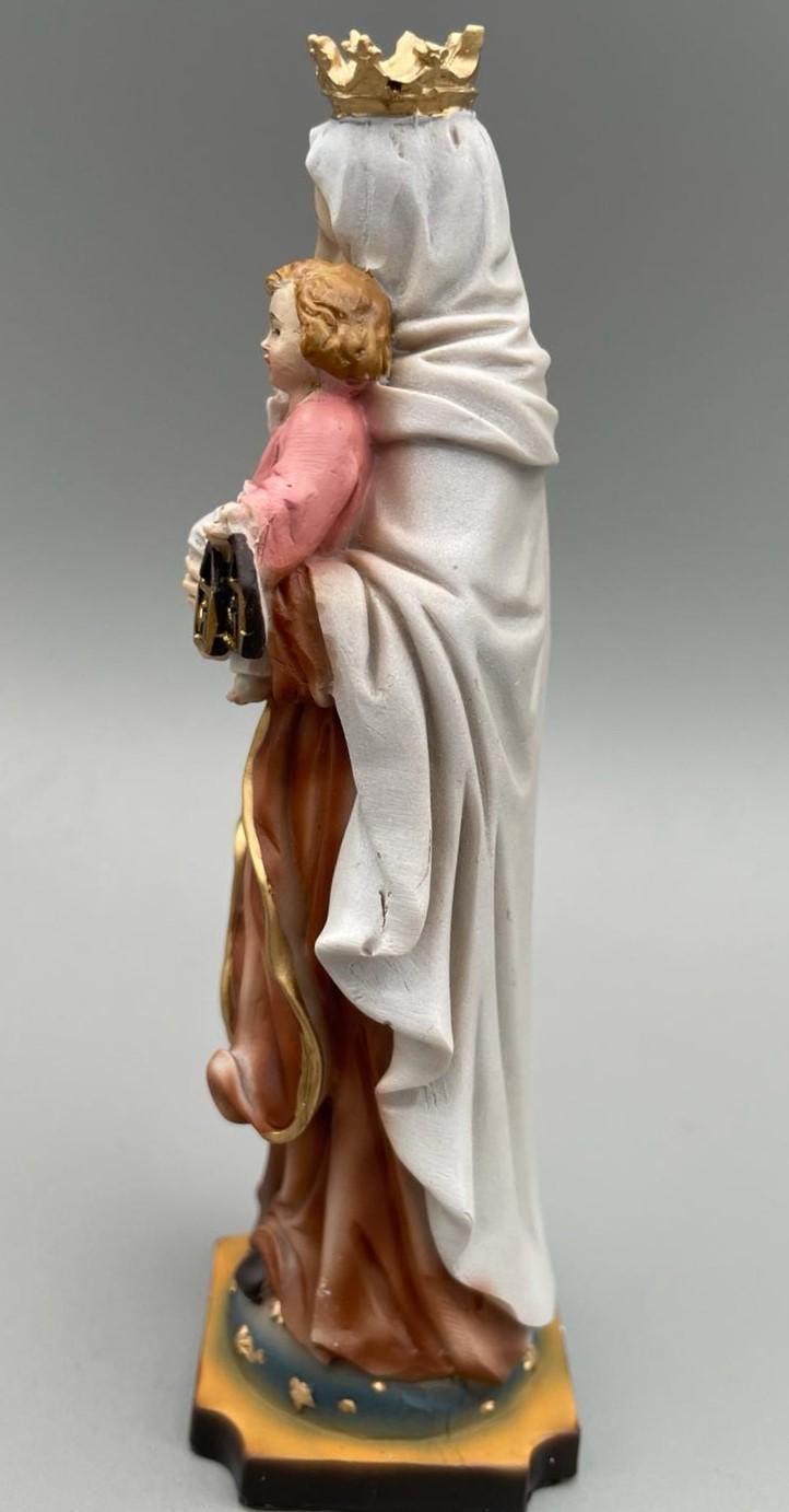 Statue de la Vierge du Carmel avec l'Enfant Jésus – 14,5 cm
