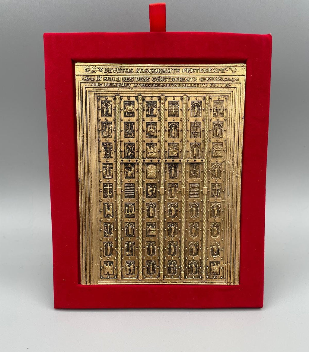 Porte Sainte Byzantine Basilique Saint-Paul-hors-les-murs – Plaque 16x12 cm en coffret