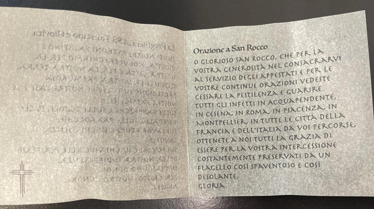Rosario con Perle Nere – Santi Faustino e Giovita e Preghiera di San Rocco