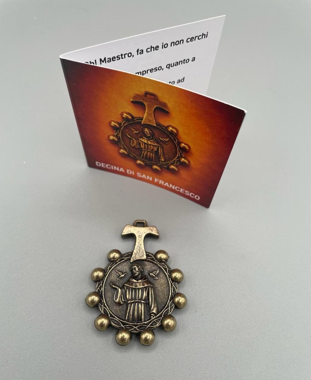 Rosario Decina San Francesco – Bronzo Antico (0898)