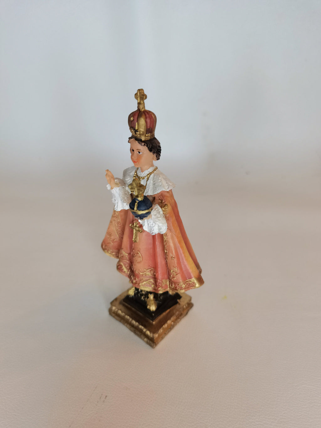 プラハの幼子イエス像（樹脂製・手彩色）– 12cm