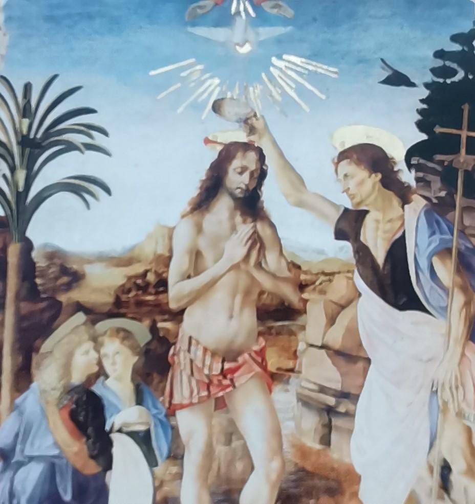 Battesimo di Cristo – Pittografia a fresco su calce