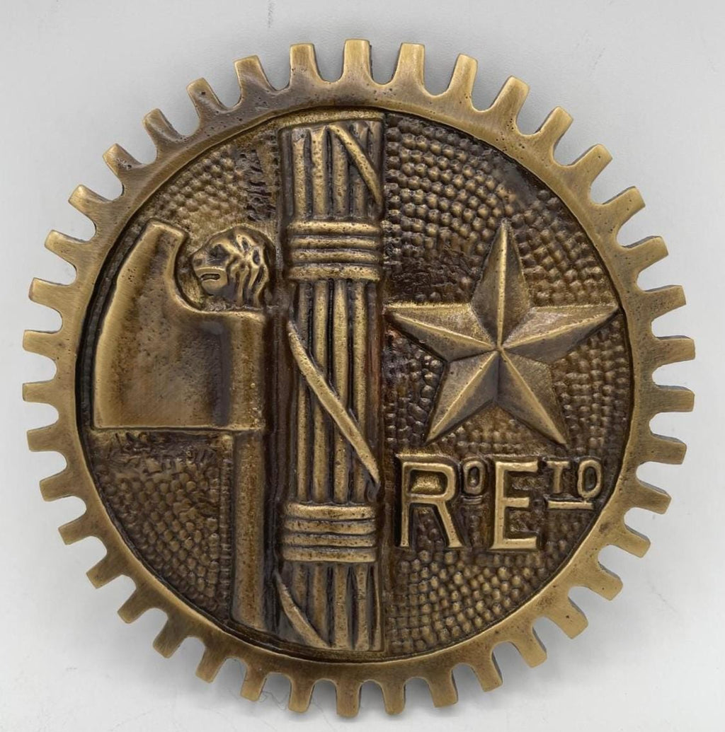Rueda Dentada – Emblema Histórico de Colección, Ø 12 cm