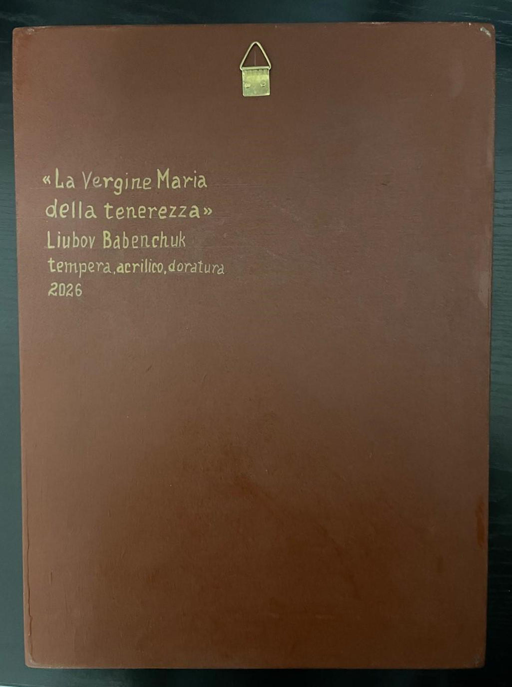 Icona Sacra Vergine Maria della Tenerezza 22x30 cm – Liubov Babenchuk