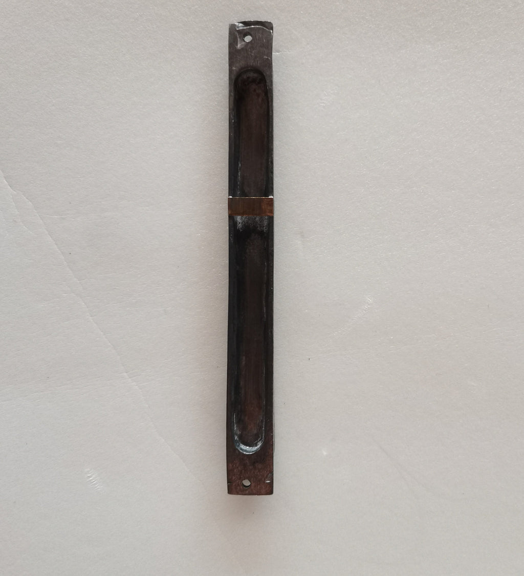 Mezuzah Rettangolare in Metallo 12 cm