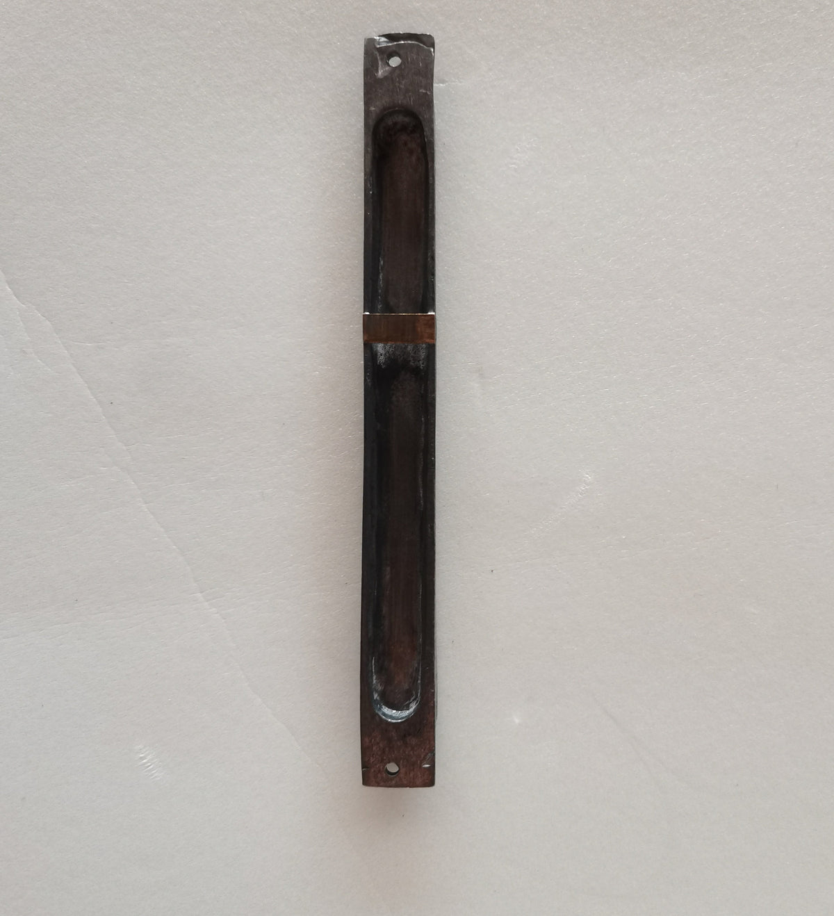 Mezuzah Rettangolare in Metallo 12 cm