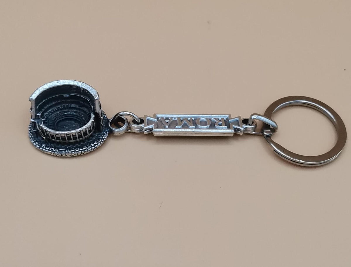 Schlüsselanhänger Kolosseum Rom 12 cm – Mod. Lorenfa, Made in Italy