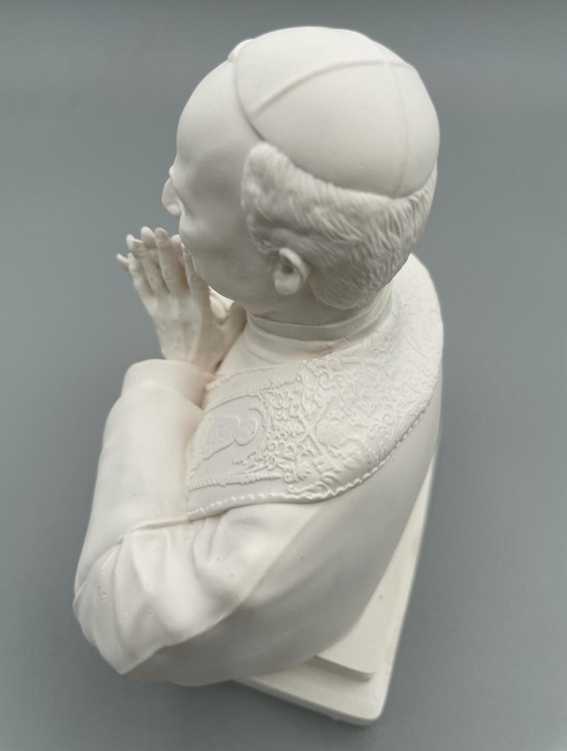 Busto di Leone XIV in polvere di gesso – 14 cm