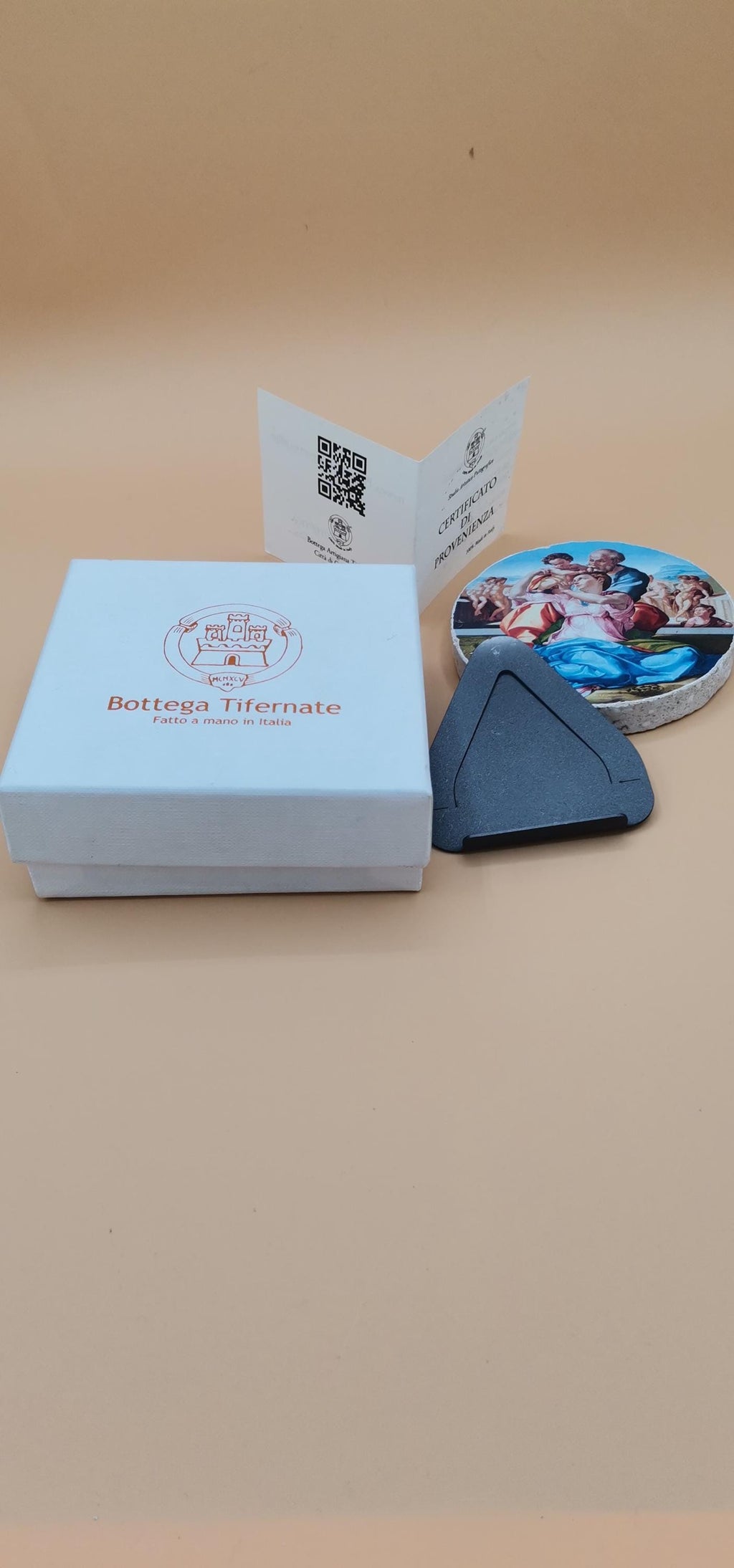 Heilige Familie – Künstlerisches Fresko in Kreisform