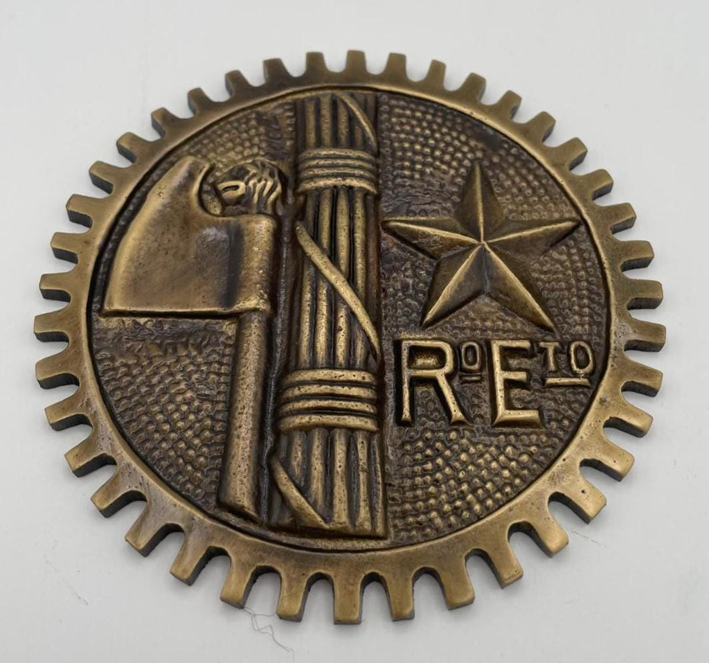 Rueda Dentada – Emblema Histórico de Colección, Ø 12 cm