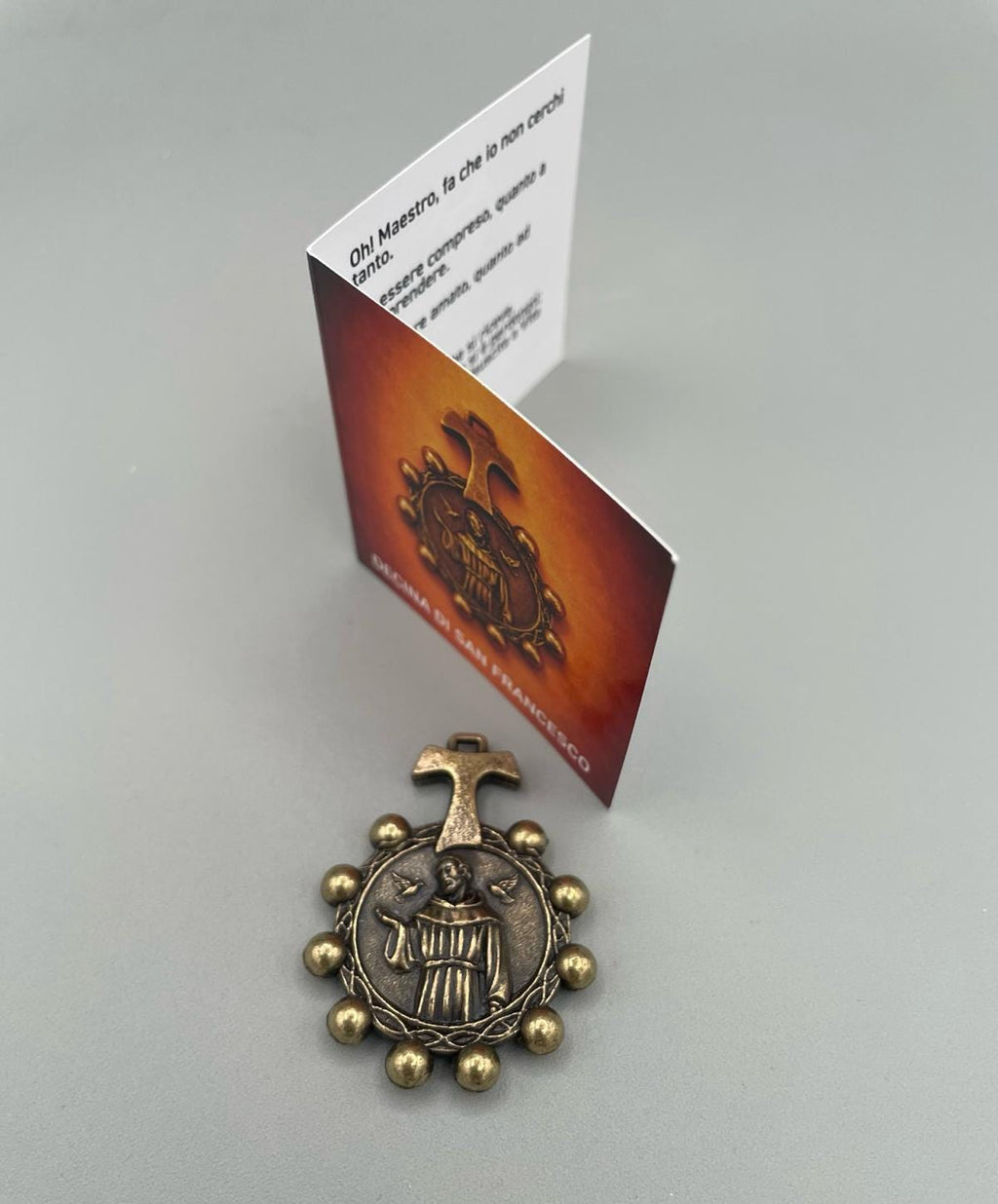 Rosario Decina San Francesco – Bronzo Antico (0898)