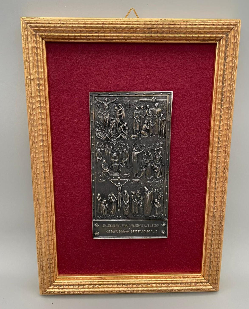 Relief-Plakette Heilige Pforte Basilika Sankt Paul (0667 C)