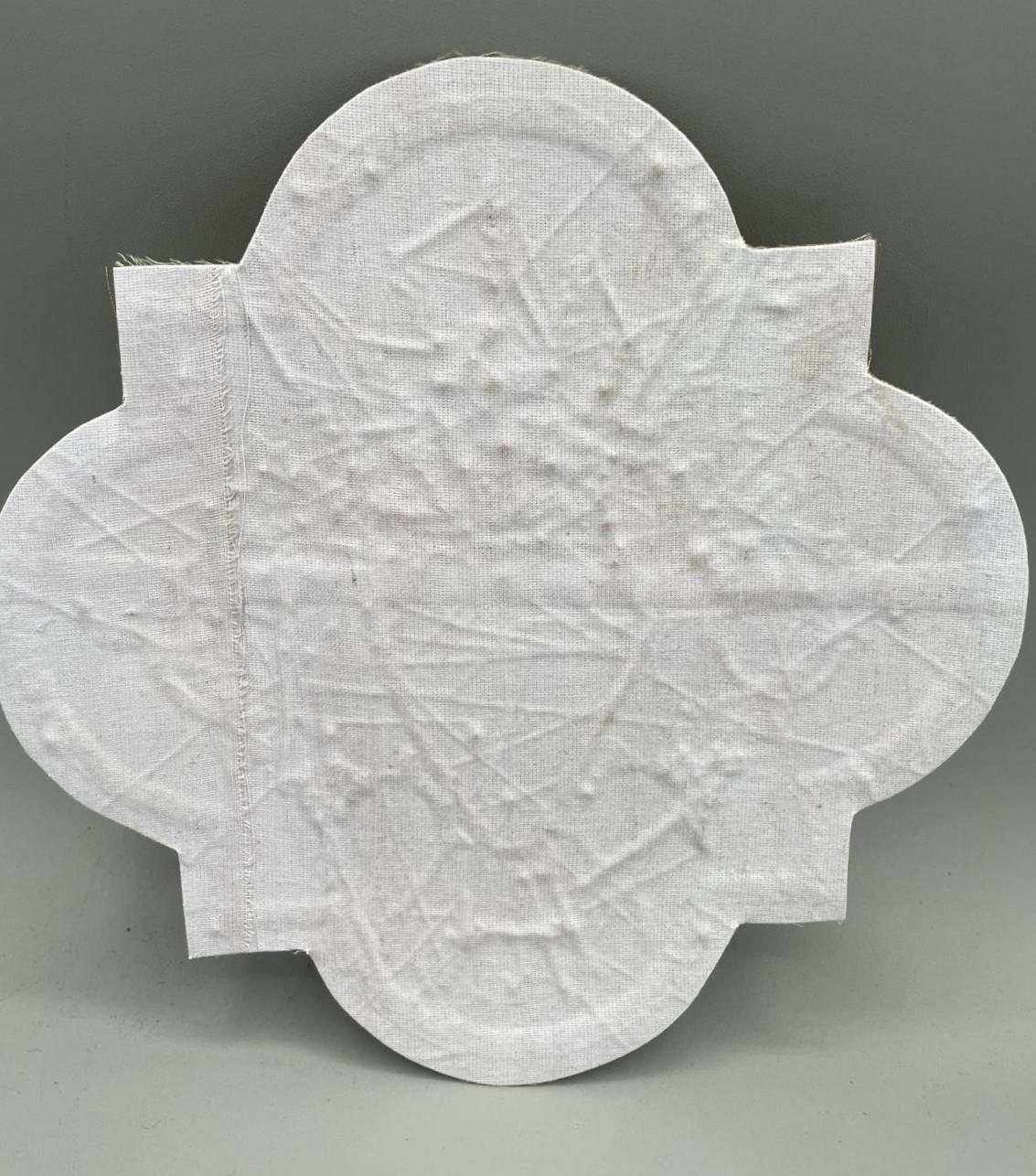 Icona Sacro Cuore   Ricamata con filo  Oro