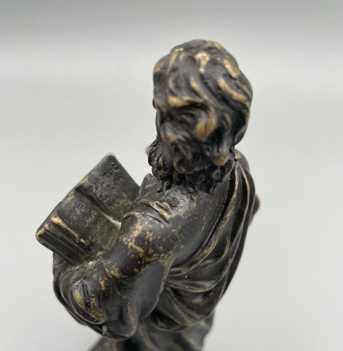 Saint Paul the Apostle Statue with Sword – Lost Wax Burnished Bronze