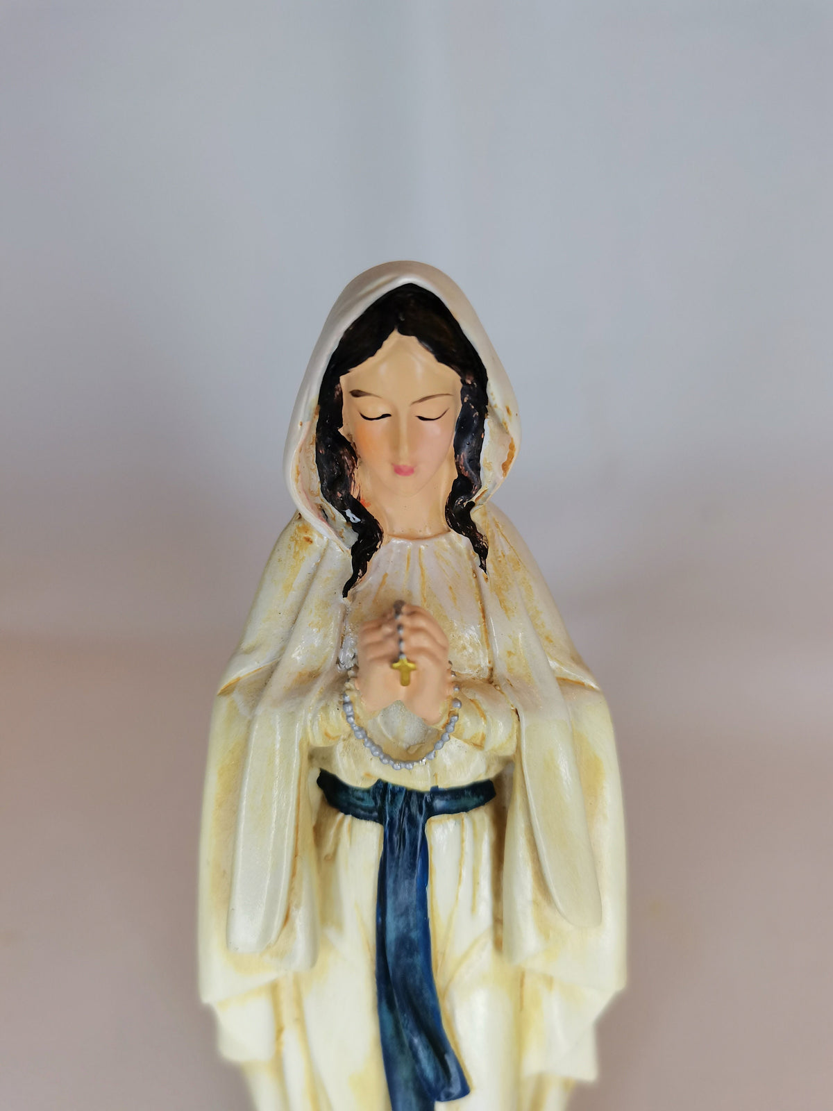 ルルドの聖母像（樹脂製・手彩色） – 15cm