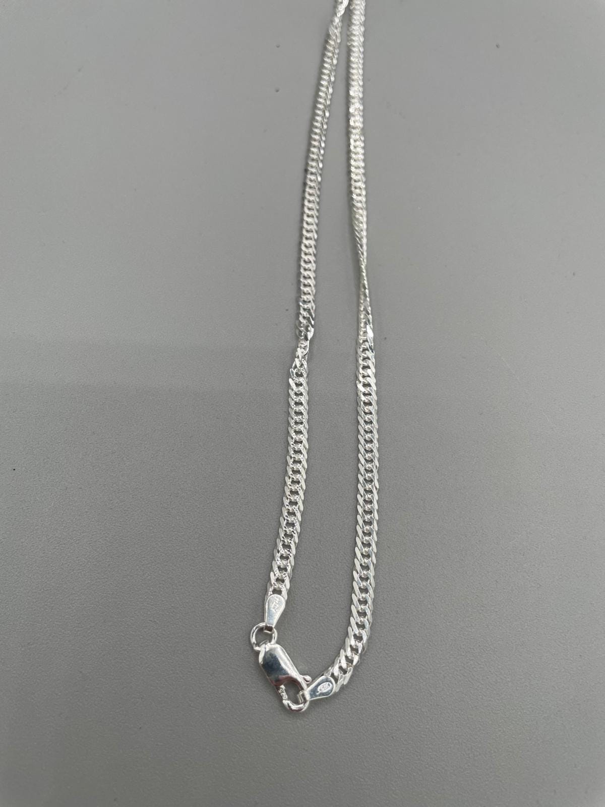 Catena in argento 925 con croce replica Papa Leone XIV – 60 cm