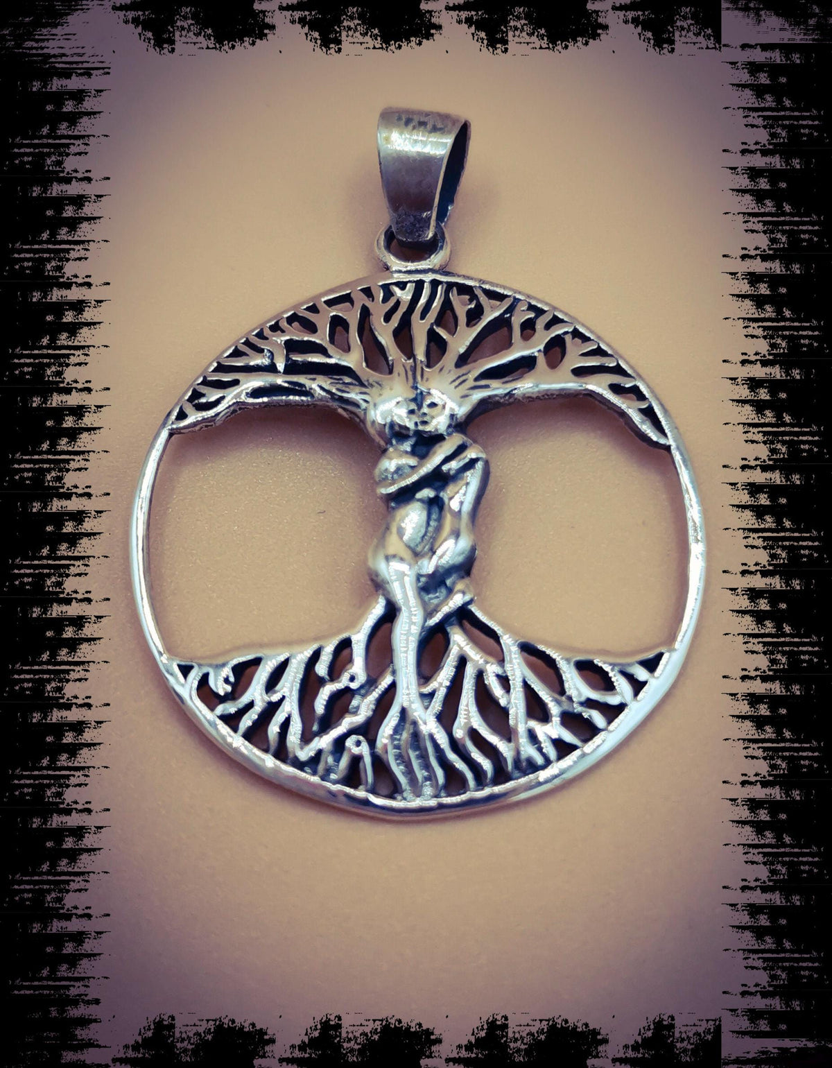 Collana Albero della Vita con Coppia – Ciondolo in Argento 925