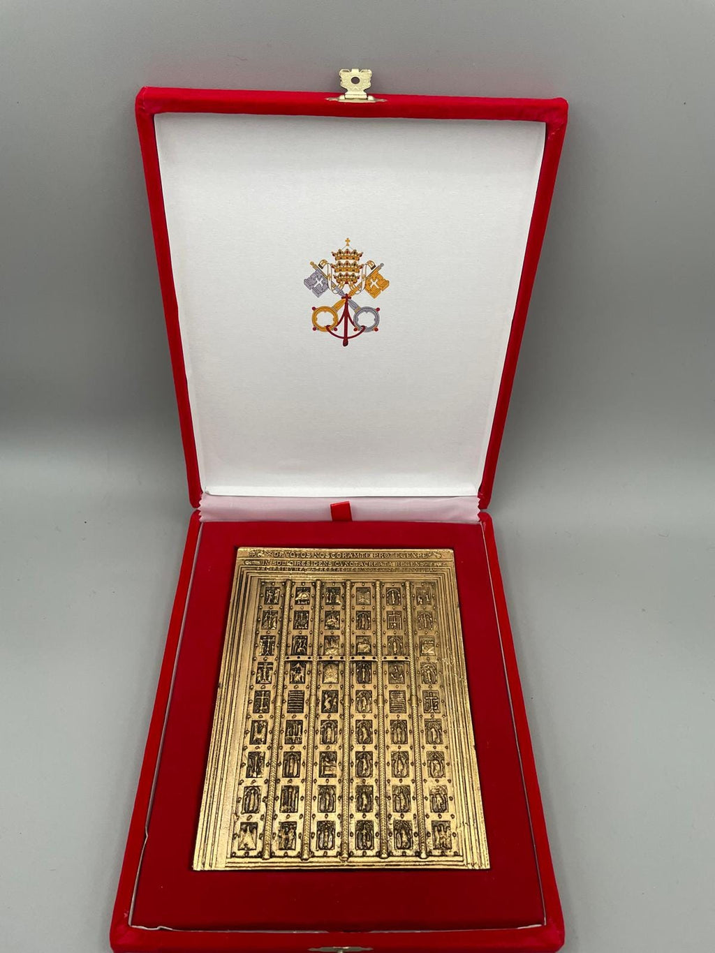 Porte Sainte Byzantine Basilique Saint-Paul-hors-les-murs – Plaque 16x12 cm en coffret