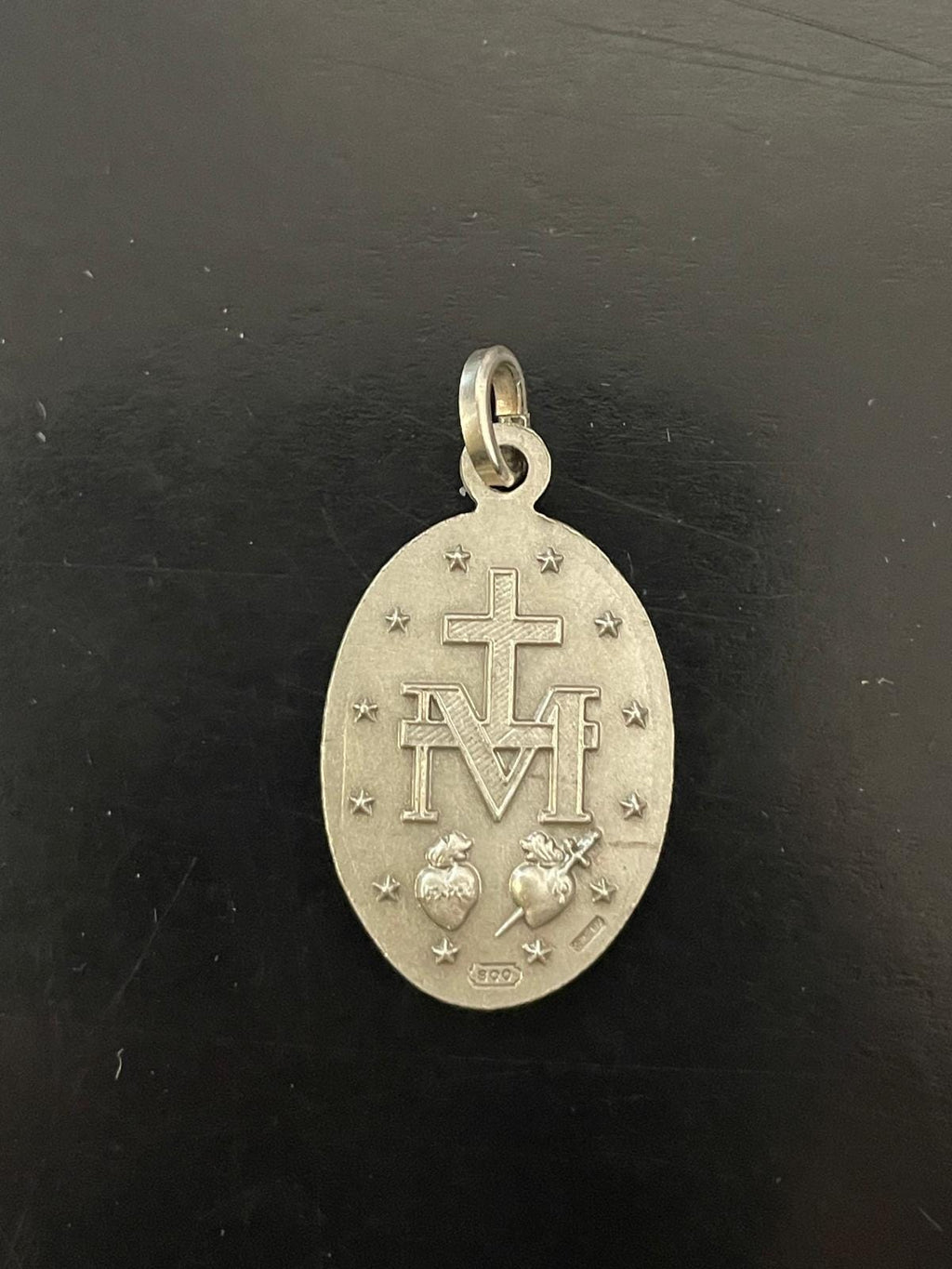Wundertätige Medaille aus Silber – 22 mm (1518/22 AR)