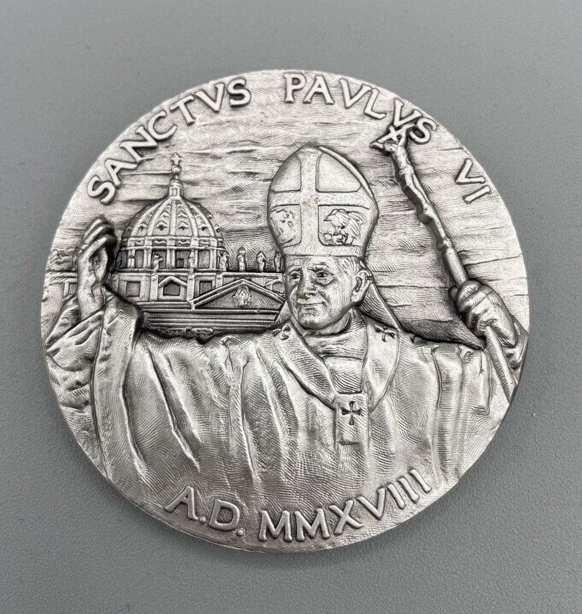 Pièce commémorative de la canonisation du pape Paul VI – 14/10/2018