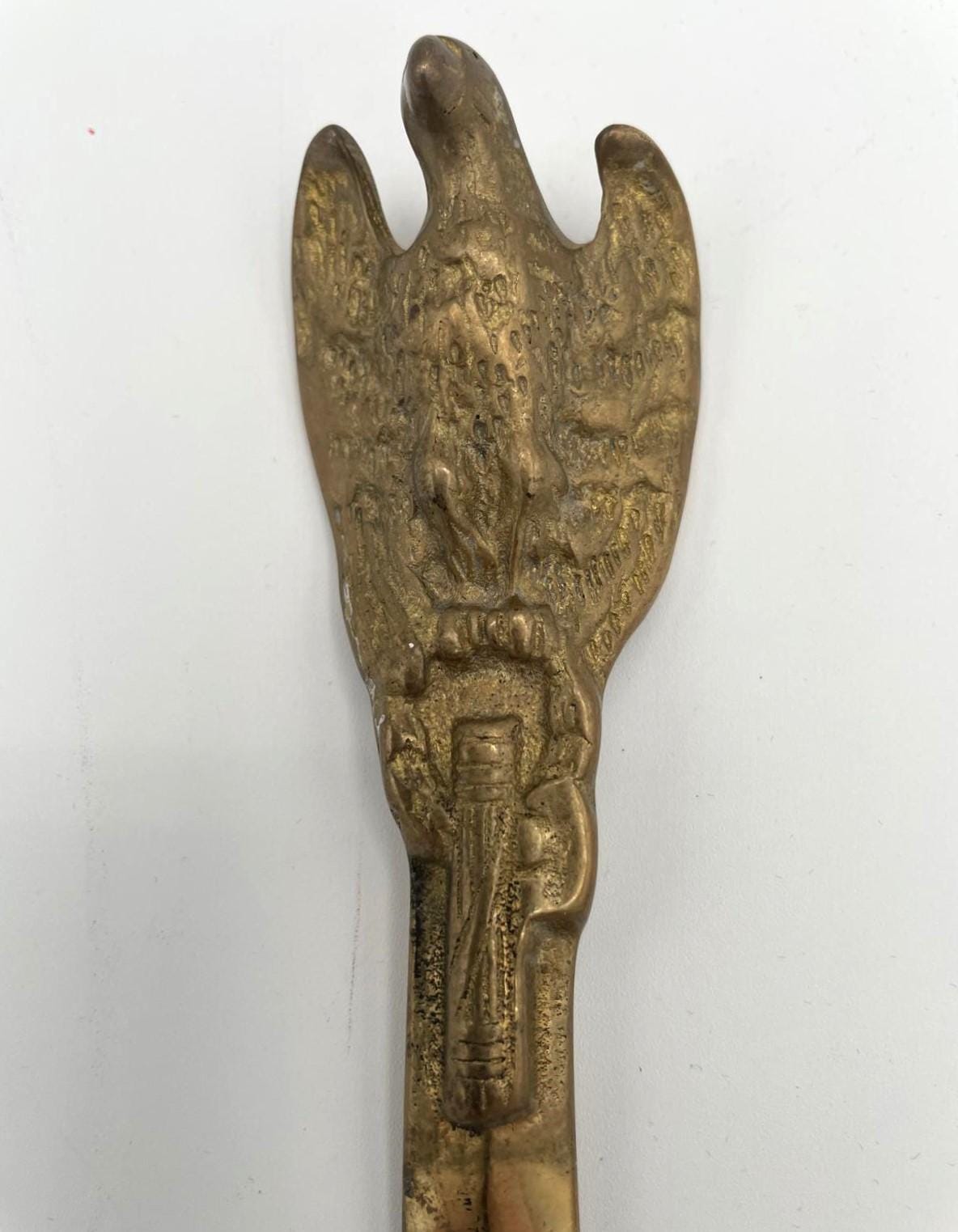 Benito Mussolini Metal Letter Opener, Bronze Effect – 20 cm