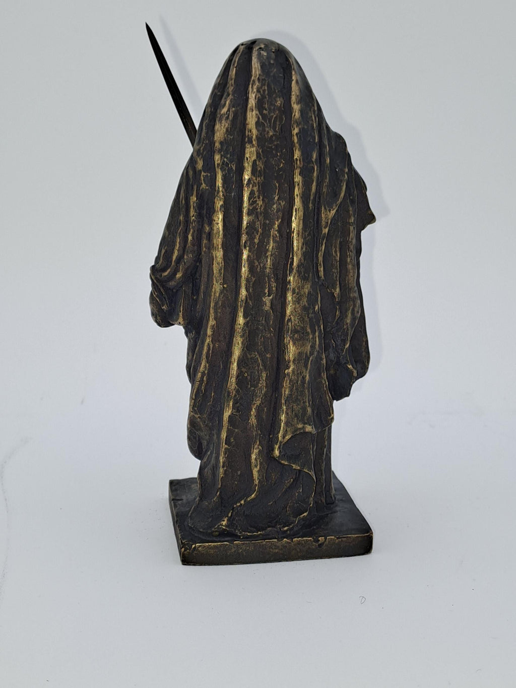 Gilded and Burnished Bronze Saint Paul Statue – 16 cm, Lost Wax Casting