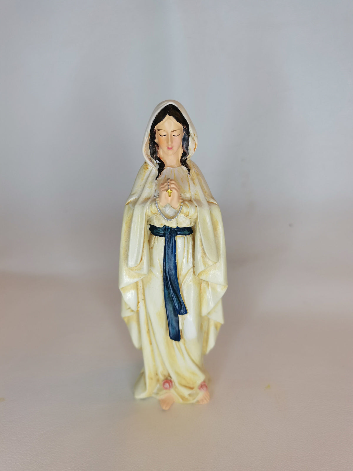ルルドの聖母像（樹脂製・手彩色） – 15cm