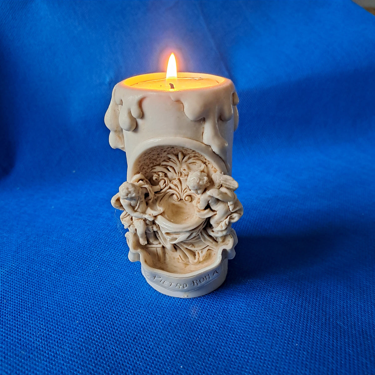 Candelabro da tavolo Sacro San Pietro e Angeli Battesimali