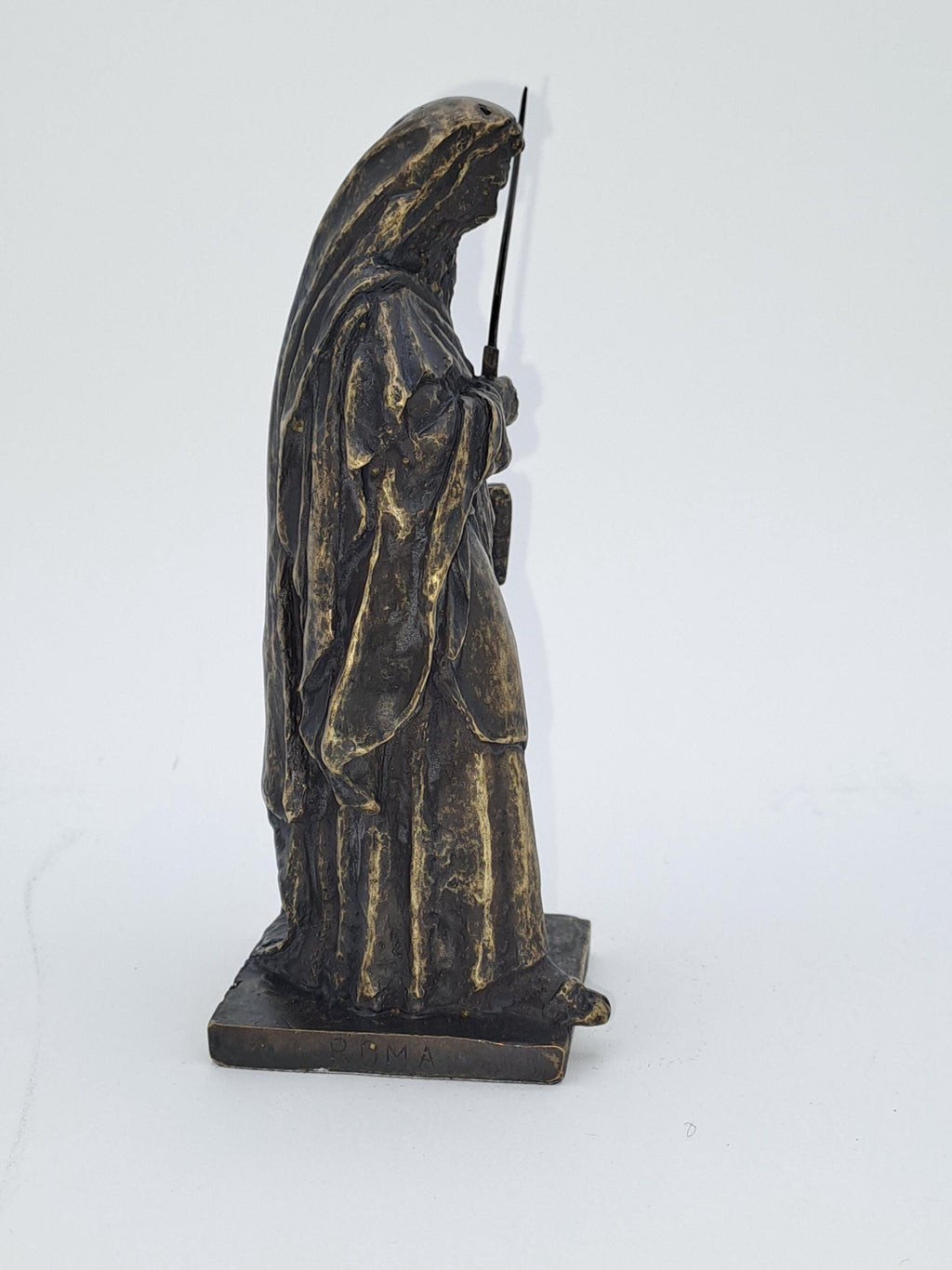 Gilded and Burnished Bronze Saint Paul Statue – 16 cm, Lost Wax Casting
