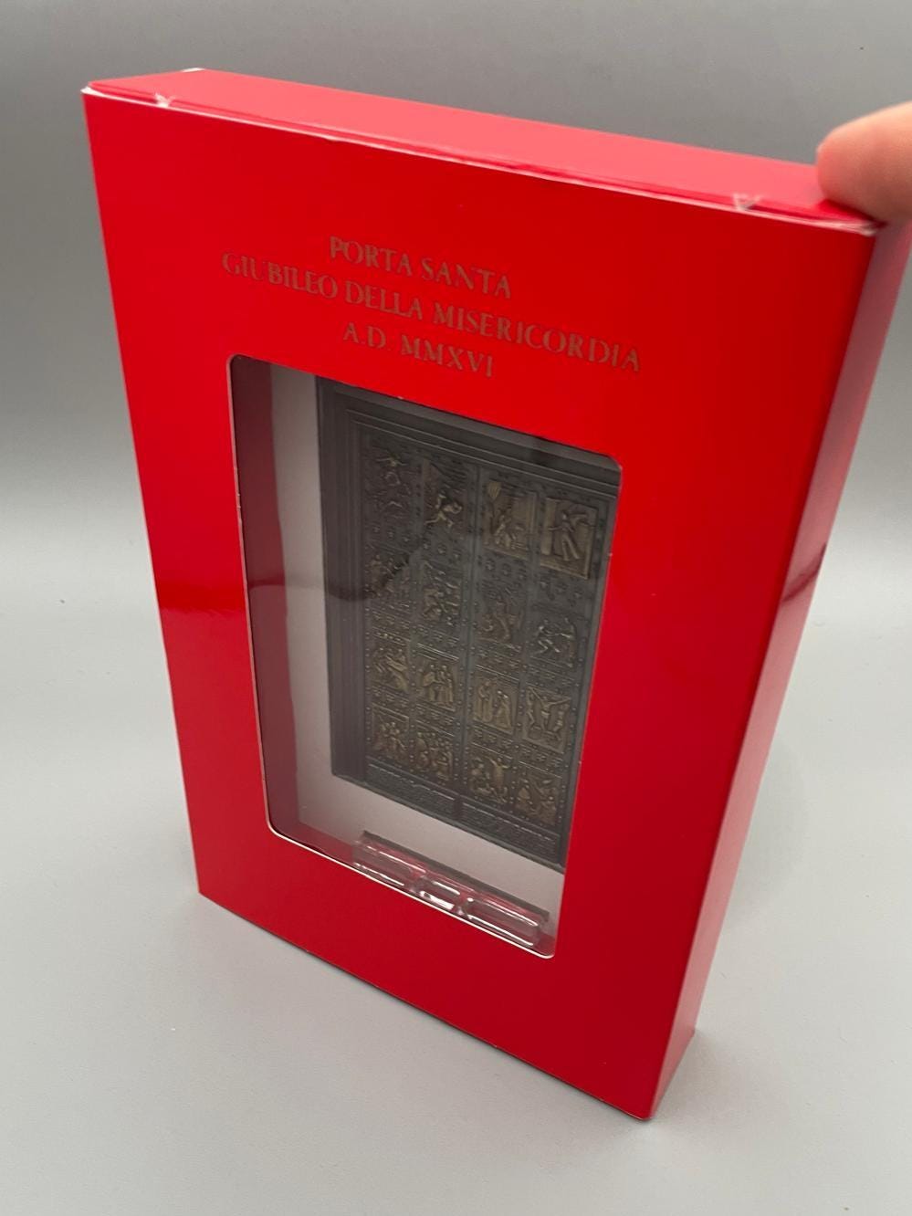 Tafel zum Jahr der Barmherzigkeit 2016 – Metall in Antik-Bronze-Optik