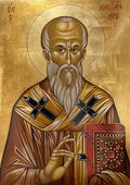 Icona Sacra Sant'Alessandro 55x75 cm – Grande Formato, Dipinta a Mano