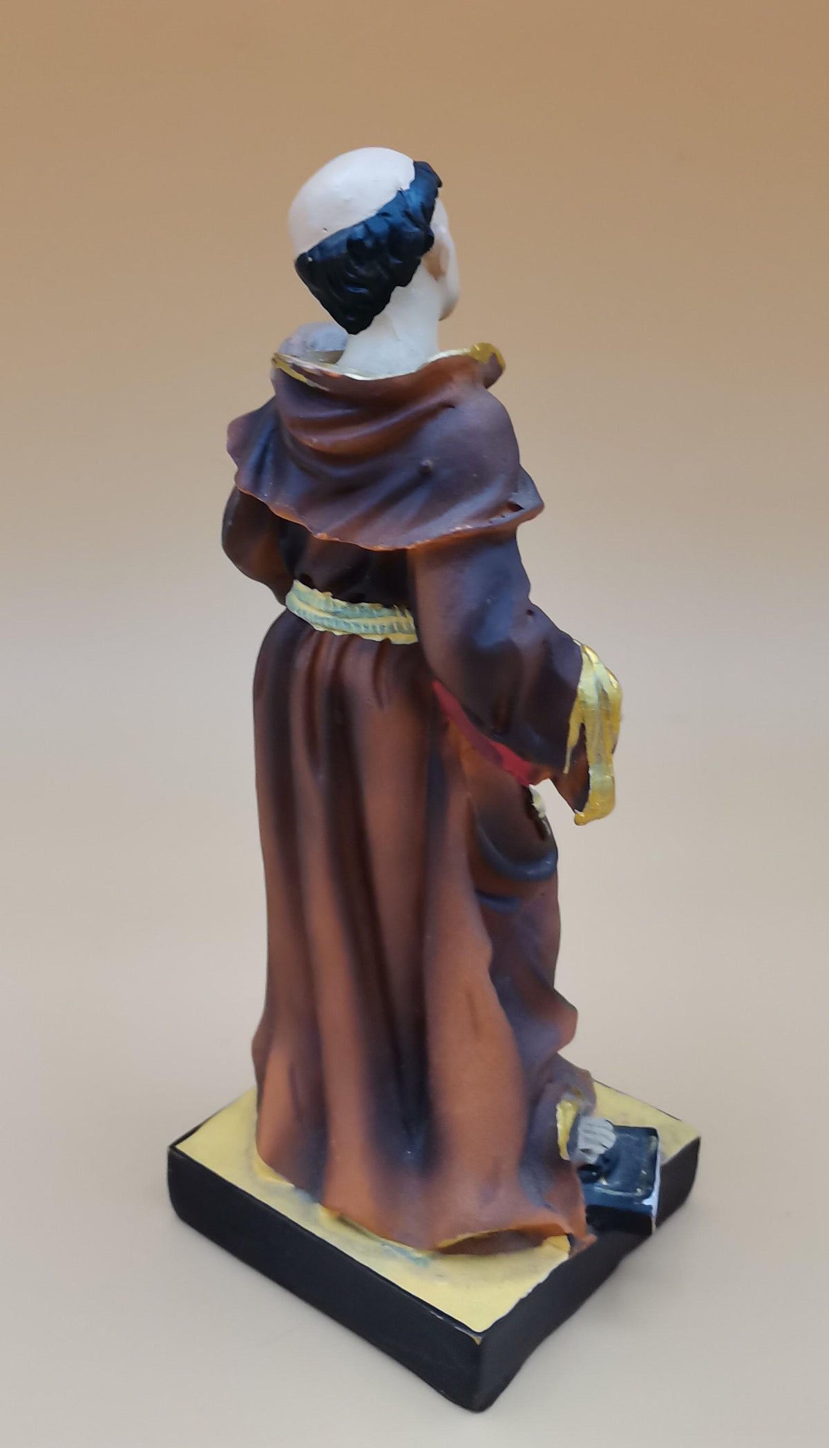 Statue des heiligen Antonius von Padua aus handbemaltem Kunstharz – 14 cm