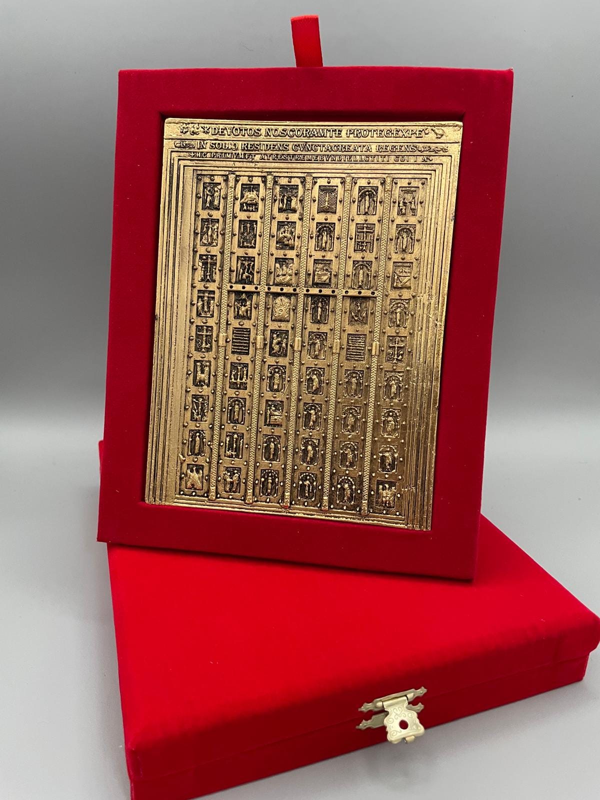 Porte Sainte Byzantine Basilique Saint-Paul-hors-les-murs – Plaque 16x12 cm en coffret