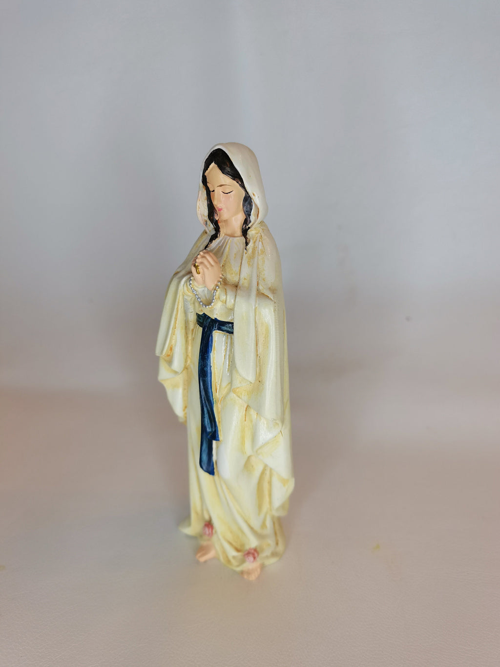 ルルドの聖母像（樹脂製・手彩色） – 15cm