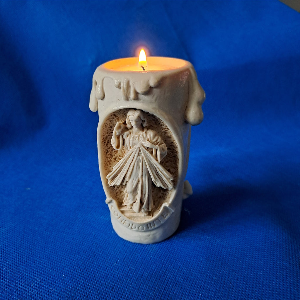 Candelabro da tavolo Sacro San Michele Arcangelo Gesù Misericordioso