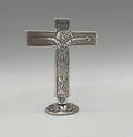 Croce itinerante da tavolo placcata argento – 11 x 8 cm – cod. DBK205-11P