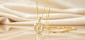Collana Medaglia Miracolosa con zirconi e catenina in argento 925 placcata oro – 50 cm