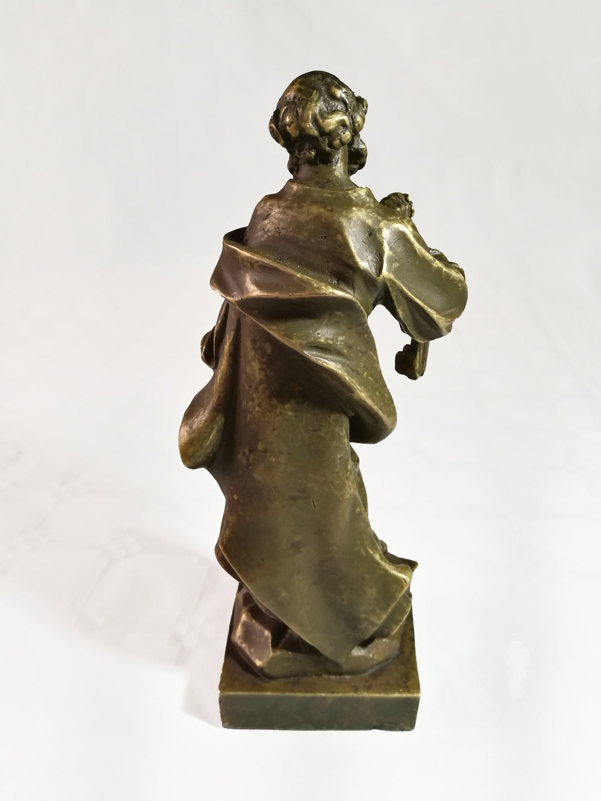 Statua San Pietro in Bronzo a Cera Persa – 20 cm, Made in Italy