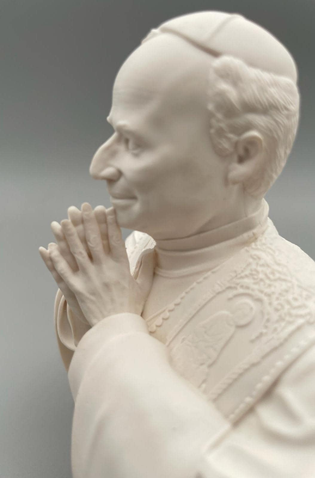 Busto di Leone XIV in polvere di gesso – 14 cm