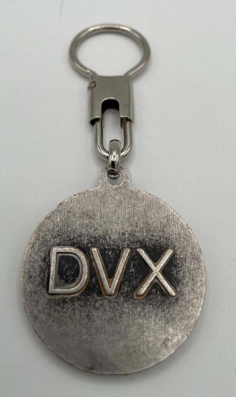 Portachiavi con Medaglia Opera Balilla DVX – V Campo, Metallo Argentato 12 cm