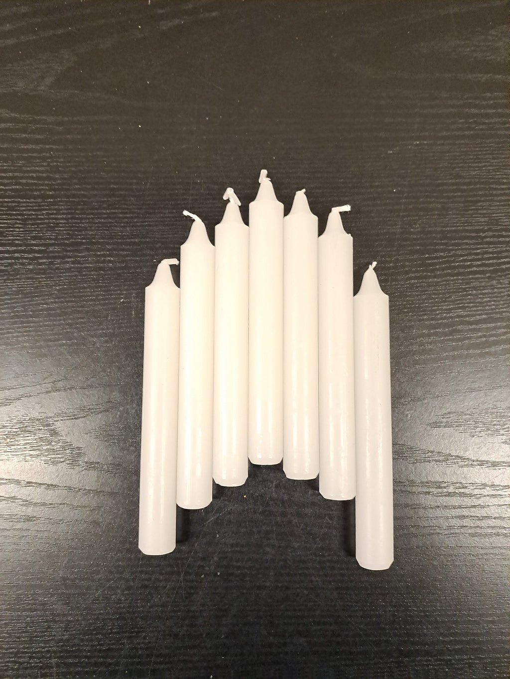 Kit 7 Candele Bianche per Menorah Hanukkah – 15 cm