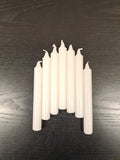 Kit 7 Candele Bianche per Menorah Hanukkah – 15 cm